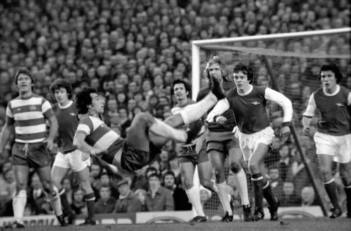 Framed Print : Division One Football Arsenal v Queen Park Rangers. 1975 / 76 Season Framed Print : Division One Football Arsenal v Queen Park Rangers. 1975 / 76 Season