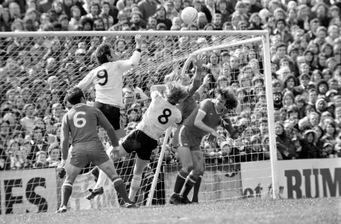Framed Print : Division Two football Fulham v Chelsea 1976 / 77 season. Fulham won the match three one Framed Print : Division Two football Fulham v Chelsea 1976 / 77 season. Fulham won the match three one