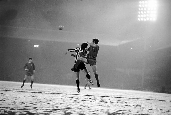 Division one football Liverpool v Newcastle 1969  /  70 Season