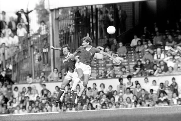 Division I. Arsenal (2) v. Leicester City (2). September 1975 75-04972-005