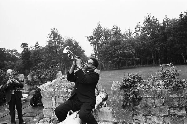 Dizzy Gillespie, Jazz Man at Fort Belvedere near Ascot. 5th June 1963
