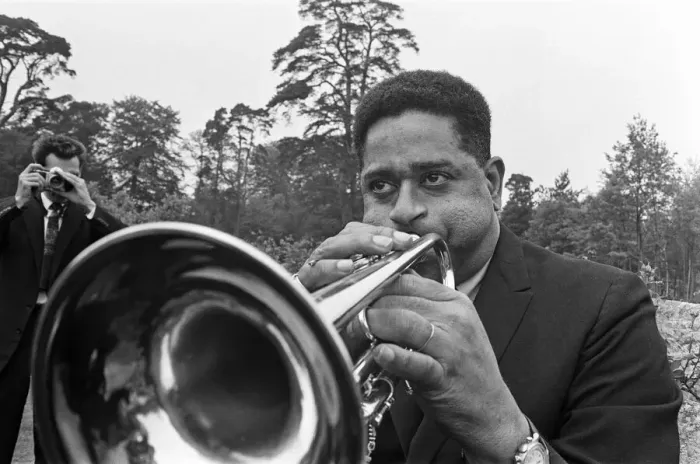 Framed Print : Dizzy Gillespie Jazz Man at Fort Belvedere near Ascot. 5th June 1963 Framed Print : Dizzy Gillespie Jazz Man at Fort Belvedere near Ascot. 5th June 1963