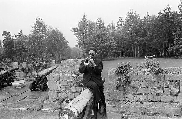 Dizzy Gillespie June 1963 Jazz man at Fort Belvedere near Ascot