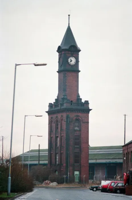 Framed Print : Dock Clock Tower, Middlesbrough, 22nd December 1993 Framed Print : Dock Clock Tower, Middlesbrough, 22nd December 1993