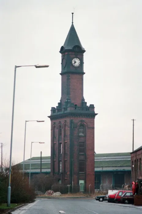 Framed Print : Dock Clock Tower, Middlesbrough, 22nd December 1993 Framed Print : Dock Clock Tower, Middlesbrough, 22nd December 1993