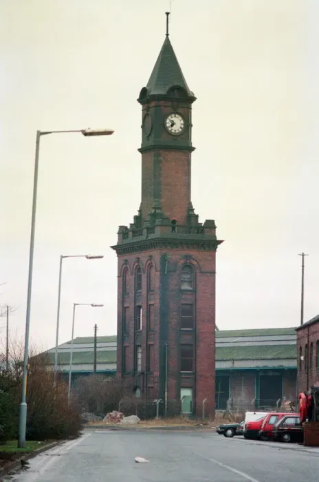 Framed Print : Dock Clock Tower, Middlesbrough, 22nd December 1993 Framed Print : Dock Clock Tower, Middlesbrough, 22nd December 1993