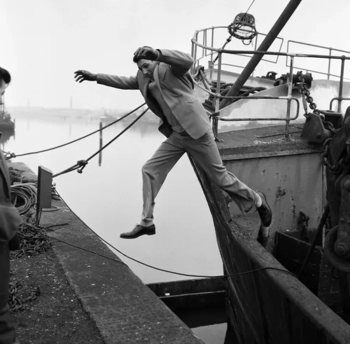 Framed Print : Dockside Dandies at Lowestoft, Suffolk. 16th May 1962 Framed Print : Dockside Dandies at Lowestoft, Suffolk. 16th May 1962