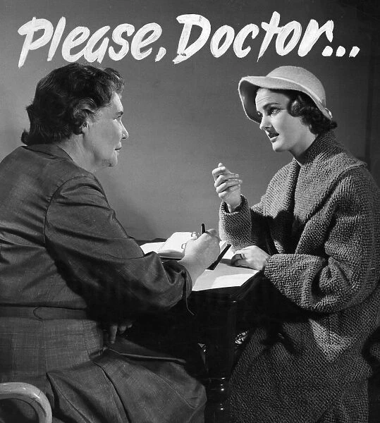 Please Doctor byline image for the Woman Sunday Mirror Feature 7th October 1955