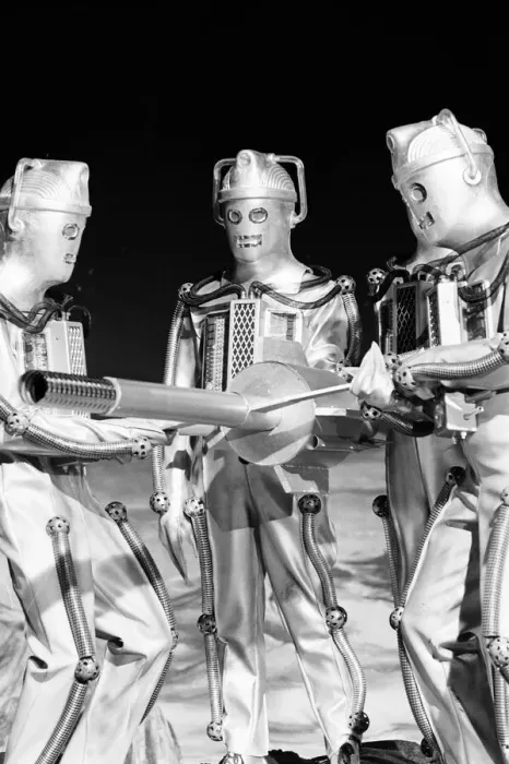 Framed Print : Doctor Who 1967 BBC TV Programme. The story features the return of the Cybermen in Framed Print : Doctor Who 1967 BBC TV Programme. The story features the return of the Cybermen in