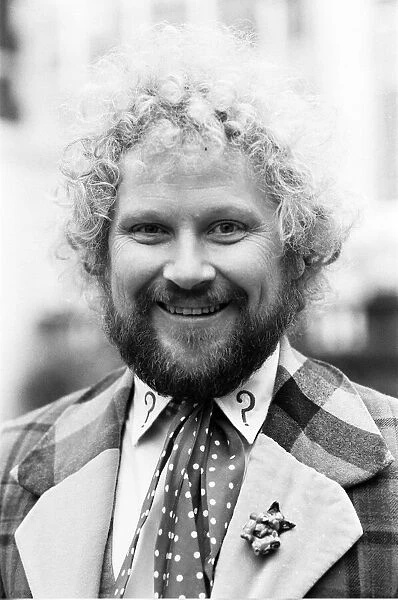 Doctor Who actor Colin Baker, photocall. 20th October 1986