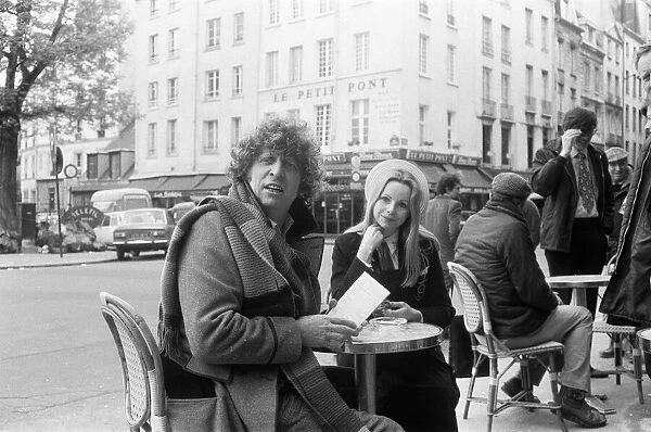 Doctor Who, actor Tom Baker - the 4th Doctor - pictured with fellow Time Lord Romana