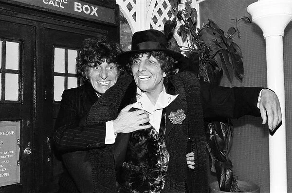 Doctor Who, actor Tom Baker - the 4th Doctor - pictured at Madame Tussauds in London