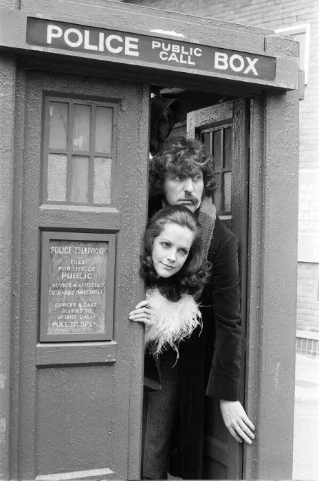 Framed Print : Doctor Who, actor Tom Baker - the 4th Doctor - pictured with fellow Time Lord Romana Framed Print : Doctor Who, actor Tom Baker - the 4th Doctor - pictured with fellow Time Lord Romana