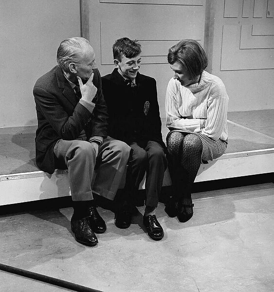 Doctor Who actor William Hartnell is visited by fan Steven Qualtrough at the BBC 1964