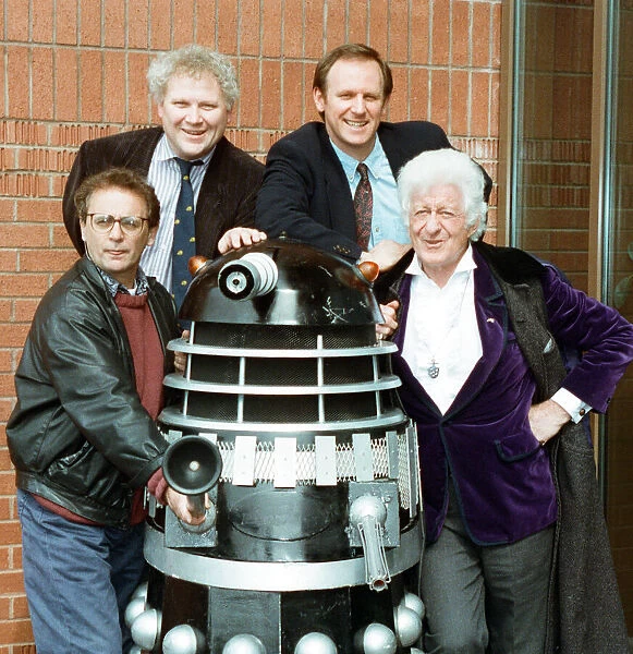 Four Doctor Whos seen here at the Hammersmith Ark for the opening of an exhibtion to