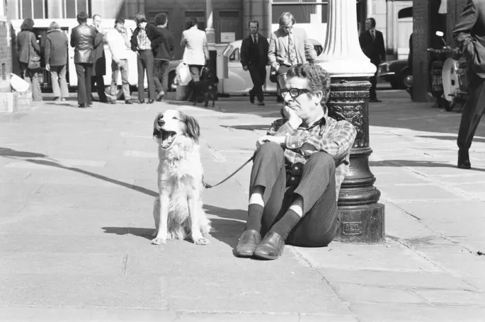 Framed Print : The dog that has to yawn to order. March 27th 1973 An audition took place in Broad Framed Print : The dog that has to yawn to order. March 27th 1973 An audition took place in Broad