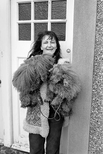Dogs evicted. Mrs. Fay Hughes. January 1975 75-00437-003