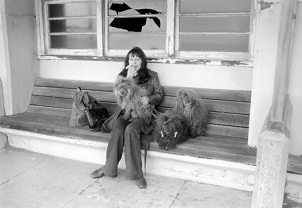 Dogs evicted. Mrs. Fay Hughes. January 1975 75-00437