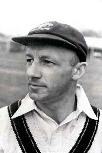 Don Bradman, Cricketer Wearing cricket whites and cap. Circa 1930