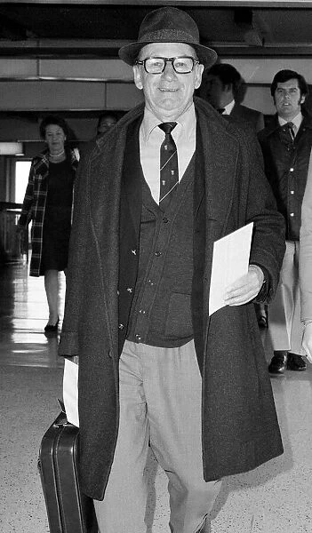 Don Bradman ex Australian Cricketer arriving at Heathrow Airport