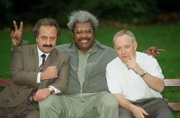 Don King Boxing promoter October 98 with Frank Maloney