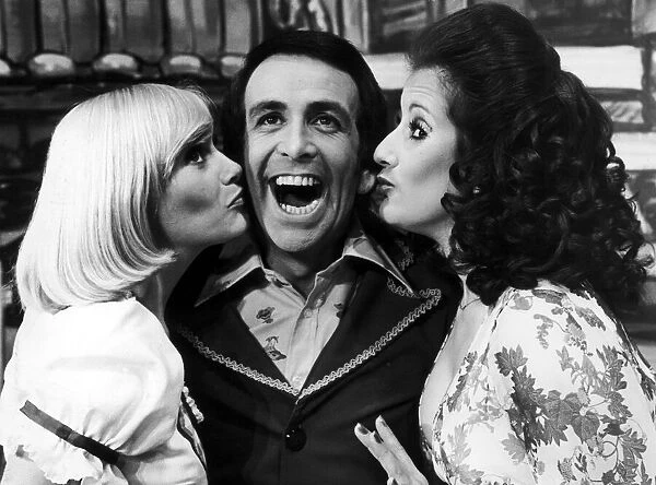 Don Maclean, actor and comedian, with Ann Ashton (left)