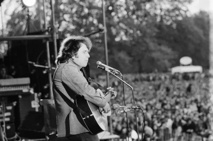 Framed Print : Don Mclean - America singer and songwriter performs to a reported 85 Framed Print : Don Mclean - America singer and songwriter performs to a reported 85