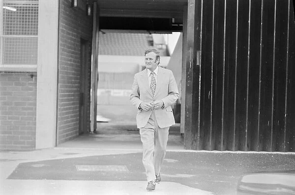 Don Revie Leeds United Manager seen here leaving the Elland Road for the final time
