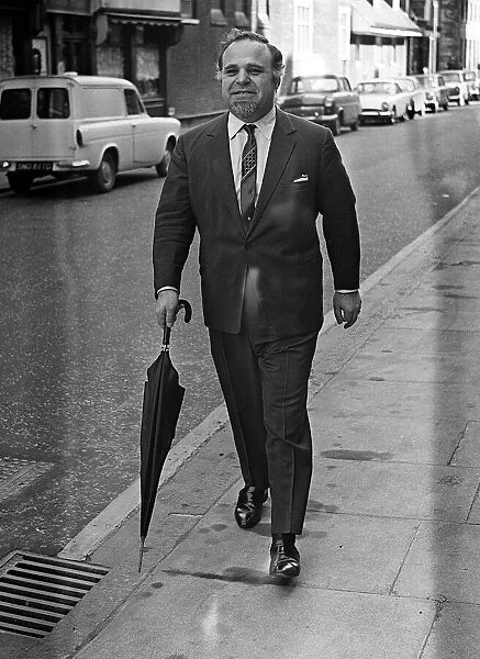 Donald Arden, March 1968 Outside Law Courts Father of Sharon Osbourne
