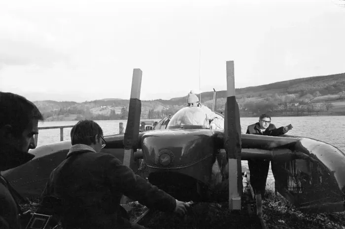 Framed Print : Donald Campbell, Coniston Water, Lancashire, pictures taken on the day of his death Framed Print : Donald Campbell, Coniston Water, Lancashire, pictures taken on the day of his death