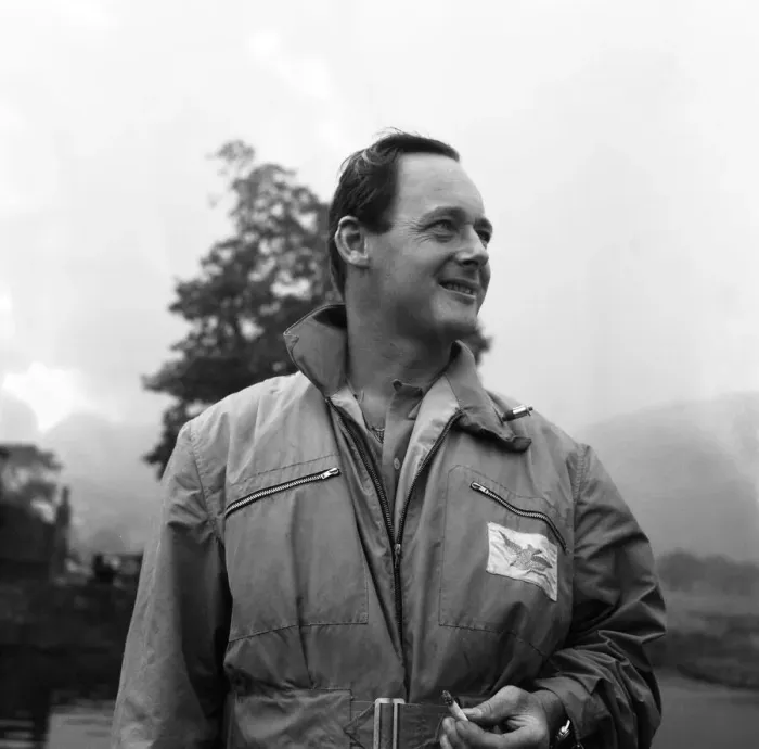 Framed Print : Donald Campbell, at Lake Coniston, 4th October 1956. It was revealed today