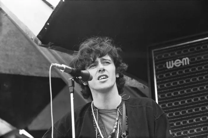Framed Print : Donovan performing on stage at the 1967 National Jazz and Blues Festival at Royal Framed Print : Donovan performing on stage at the 1967 National Jazz and Blues Festival at Royal