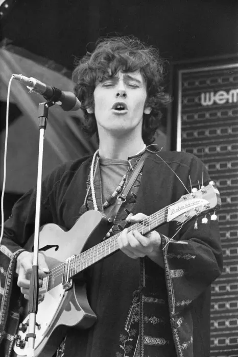 Framed Print : Donovan performing on stage at the 1967 National Jazz and Blues Festival at Royal Framed Print : Donovan performing on stage at the 1967 National Jazz and Blues Festival at Royal