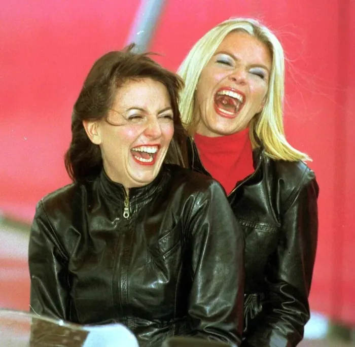 Framed Print : Dont Try This At Home January 1999 TV Programme starring Davina McCall TV Framed Print : Dont Try This At Home January 1999 TV Programme starring Davina McCall TV