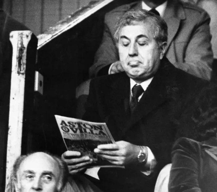 Framed Print : Doug Ellis, Chairman Aston Villa Football Club, Saturday 3rd November 1979