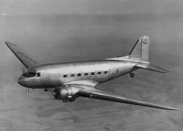 A Douglas DC3 Dakota aircraft. (Circa August 1959)