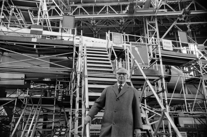Framed Print : Dr Archibald Russell, the retiring chairman of the British Aircraft Corporation