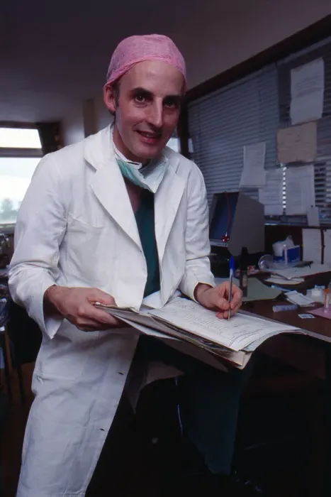 Framed Print : Dr Sam Galbraith, Neurosurgeon pictured at Southern General Hospital, Glasgow, Scotland Framed Print : Dr Sam Galbraith, Neurosurgeon pictured at Southern General Hospital, Glasgow, Scotland