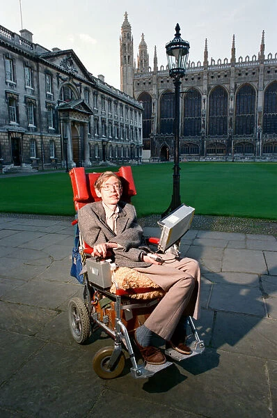 Dr Stephen Hawking Physics professor and author at Cambridge University