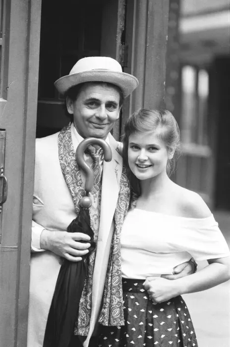 Framed Print : Dr Who alias Sylvester McCoy seen here at a press conference to promote the new series Framed Print : Dr Who alias Sylvester McCoy seen here at a press conference to promote the new series
