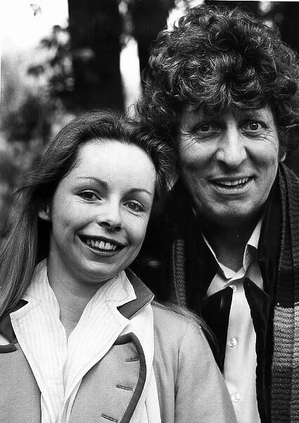 Dr Who television programme 1979 Tom Baker and Lalla Ward