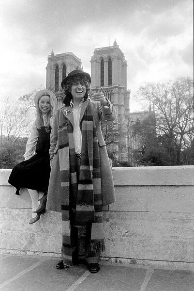 Dr Who television programme in France 1979 Tom Baker and Lalla Ward