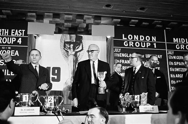 The draw for the final tournament of the 1966 world Cup