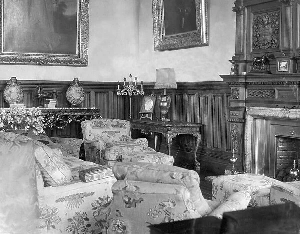 The Drawing Room of Lambton Castle in September 1937
