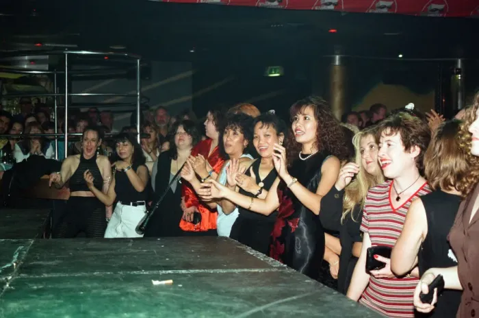 Framed Print : Dream Boys at Utopia Nightclub, Reading, Berkshire. 12th August 1994 Framed Print : Dream Boys at Utopia Nightclub, Reading, Berkshire. 12th August 1994