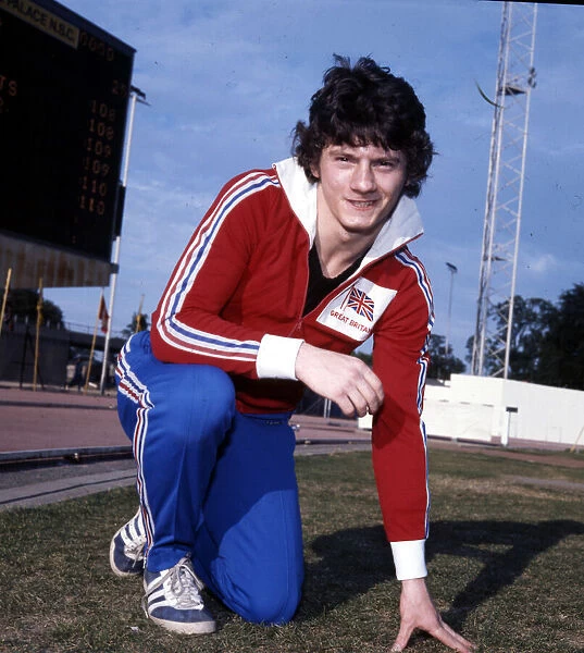 Drew McMaster sport athletics 1976 great britain tracksuit