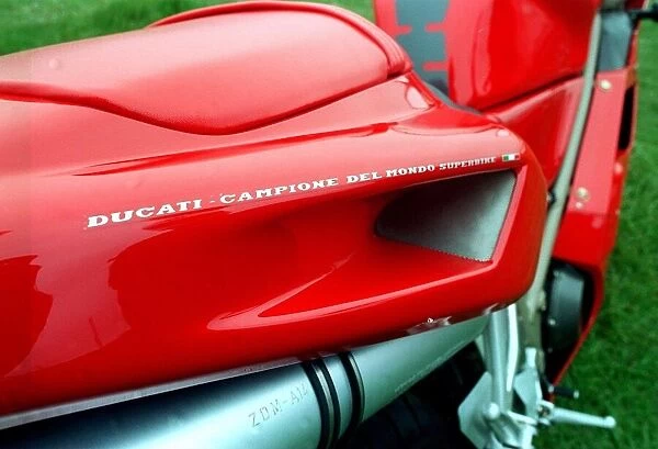 Ducati 748 Red motorbike
