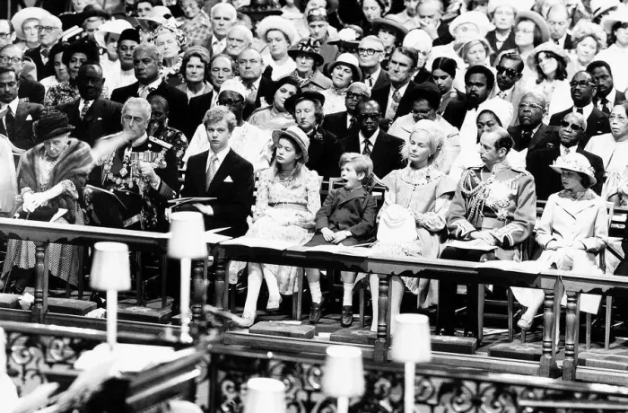 Framed Print : Duchess of Kent with her family at St Pauls Cathedral for a Thanks giving Service Framed Print : Duchess of Kent with her family at St Pauls Cathedral for a Thanks giving Service