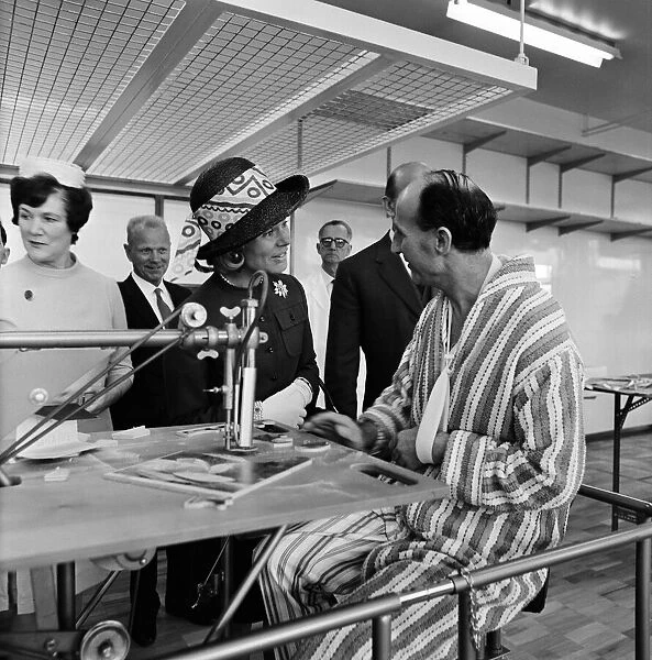 The Duchess of Kent opens a new wing at the hospital in Orsett, Essex. 21st May 1969