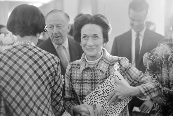 Framed Print : Duchess Of Windsor January 1967 Pictured at Fashion Show in Paris France with Framed Print : Duchess Of Windsor January 1967 Pictured at Fashion Show in Paris France with